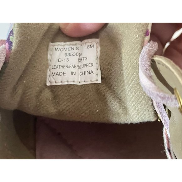 Sperry Loafers Women’s Size 8 M Liberty Art Tan Boat Shoes Bluefish Floral - Picture 8 of 10